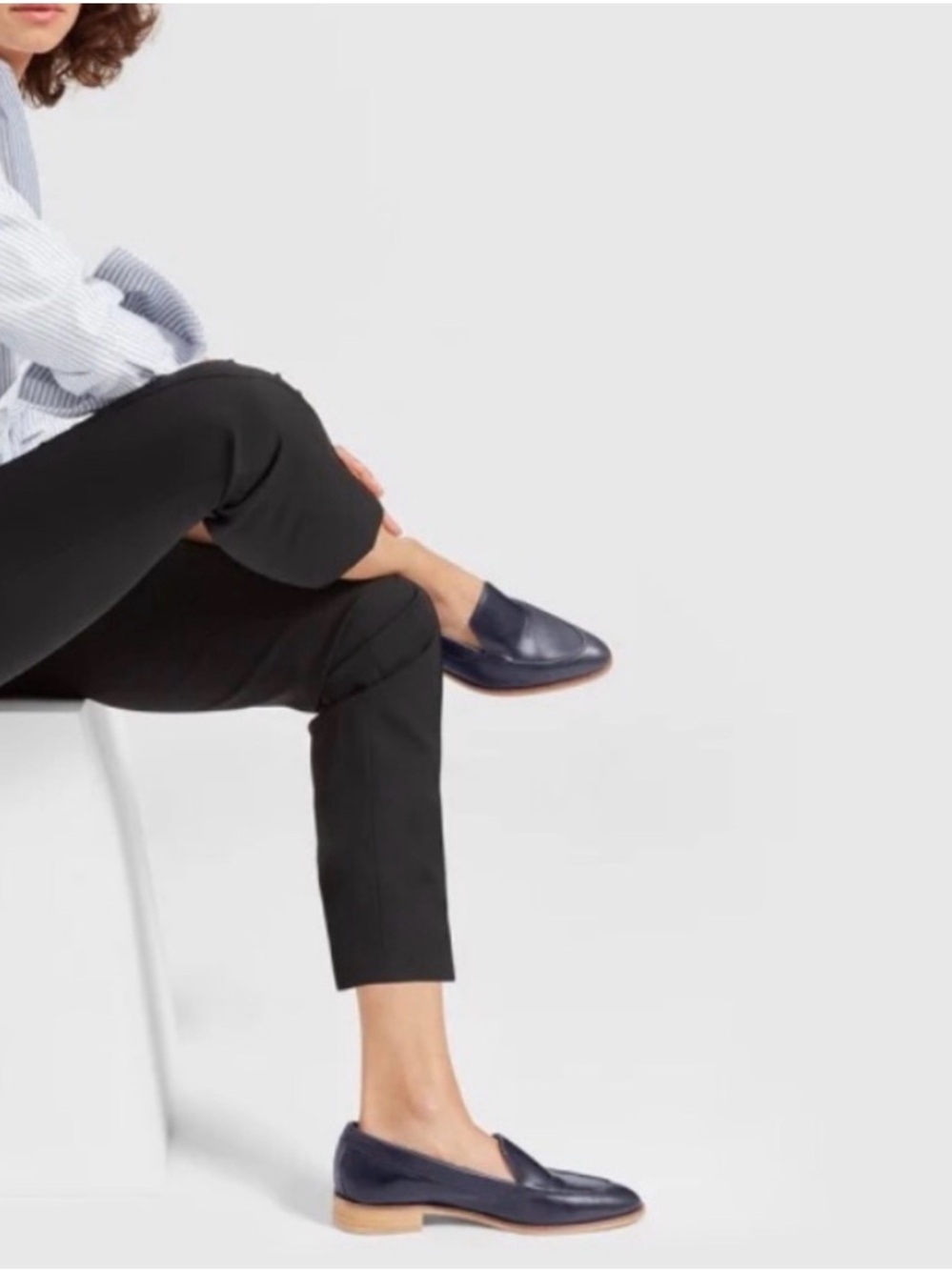 Everlane Black Leather Modern Loafer - New, size 9